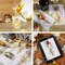 6Pcs Mini Dried Flowers Bouquet, Mixed Natural Dried Flowers Gypsophila Bouquets Boutonniere Table Centerpieces Birthday Cake Flowers for DIY Crafts with 3 Flower Stickers 10m Hemp Rope